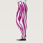 Magenta Zebra Print Leggings (Links)