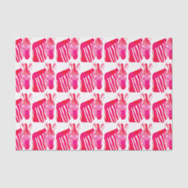 Magenta Zebras Seidenpapier