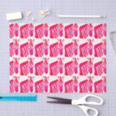 Magenta Zebras Seidenpapier (Handwerk)