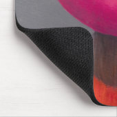 Magentarote Hut-Safran-Jacke 2014 Mousepad (Ecke)