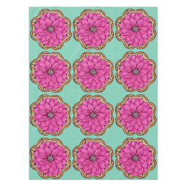 MAGENTAROTER POINSETTIA Entwurf Tischdecke