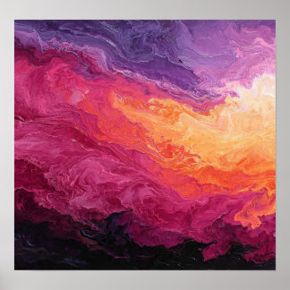 MagentaSunSet Poster