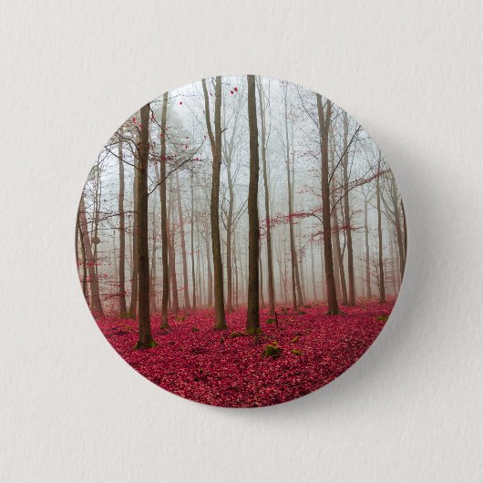 Magenwald in Rot und Weiß Button (Vorderseite)