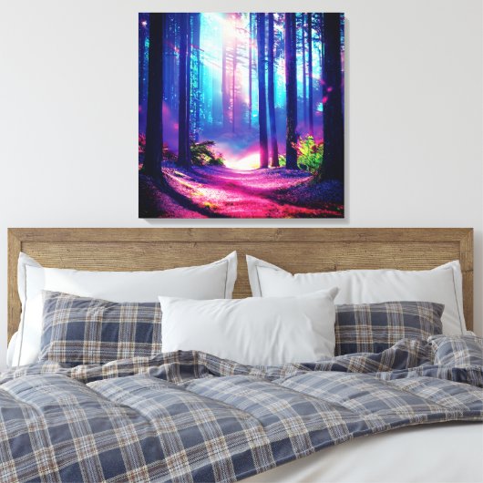 Magenwaldumgebung Leinwanddruck (Insitu (Schlafzimmer))