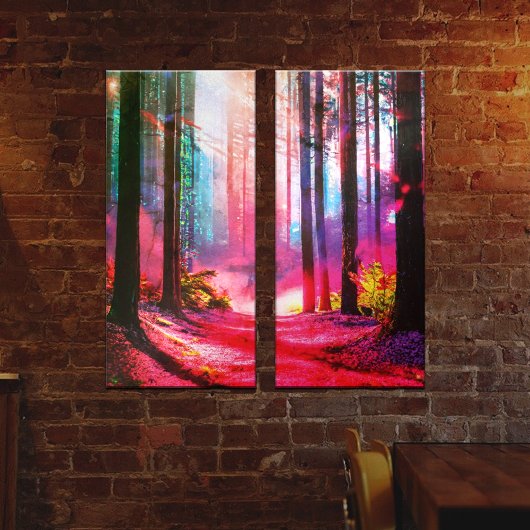 Magenwaldumgebung Leinwanddruck