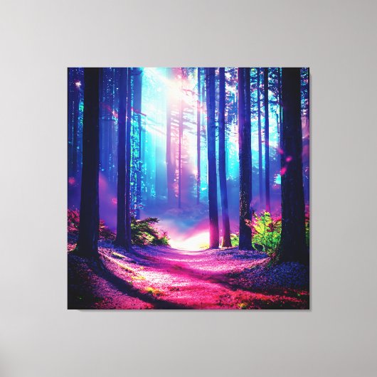 Magenwaldumgebung Leinwanddruck (Vorderseite)