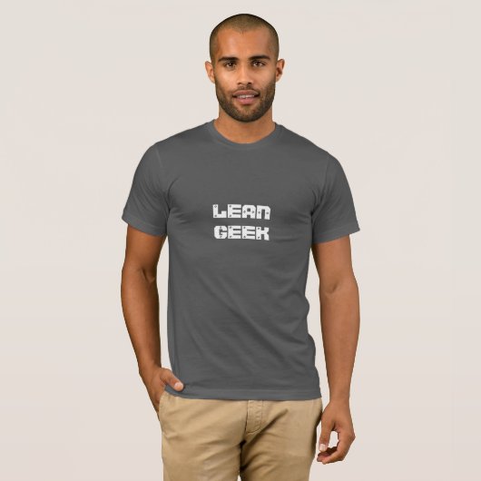 "MAGERER GEEK" T - Shirt (Vorne ganz)