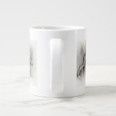 Magerer Welpe Jumbo-Tasse (Rückseite)