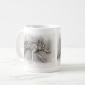 Magerer Welpe Kaffeetasse (Vorderseite Links)