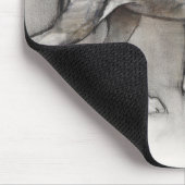 Magerer Welpe Mousepad (Ecke)