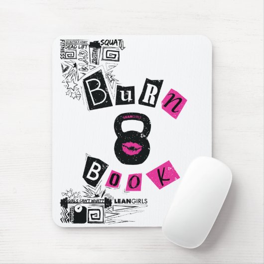 Mageres Mädchen-Brand-Buch Mousepad (Mit Mouse)