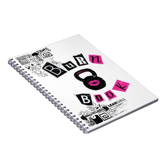 Mageres Mädchen-Brand-Buch Notizblock (Rechte Seite)