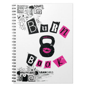 Mageres Mädchen-Brand-Buch Notizblock