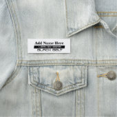 Mageres sechs Sigma-Gürtel-Kundenbezogenheit Namensschild (Beispiel)