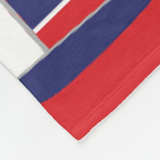 Mageres Segelboot-Muster Fleecedecke (Ecke)