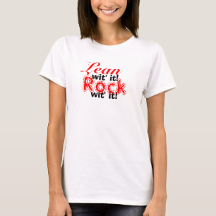 Mageres wit es, Felsen wt es T-Shirt