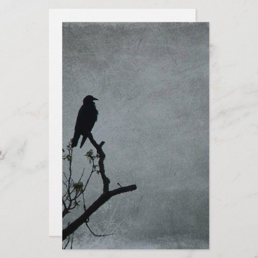 Magestic Crow Briefpapier (Vorne/Hinten)