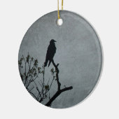 Magestic Crow Keramikornament (Links)
