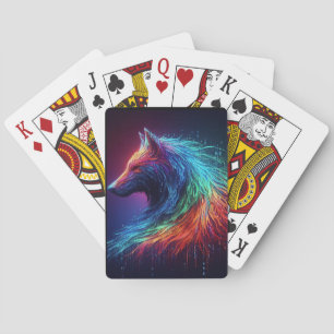 Magestic Wolf Spielkarten