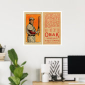 Maggert Oakland Baseball 1911 Poster (Heimbüro)