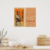 Maggert Oakland Baseball 1911 Poster (Küche)