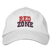 MaggHouze Red Zone Ball Cap Bestickte Kappe (Vorderseite)