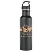 Maggi Flasche Name Geschenk Edelstahlflasche (Vorderseite)