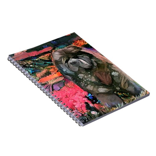 MAGGIE Black Chobook Notizblock (Rechte Seite)