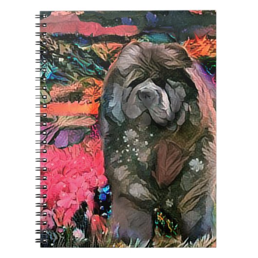 MAGGIE Black Chobook Notizblock (Vorderseite)