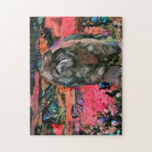 Maggie das schwarze Chow Jigsaw Puzzle . Größe aus (Vertikal)