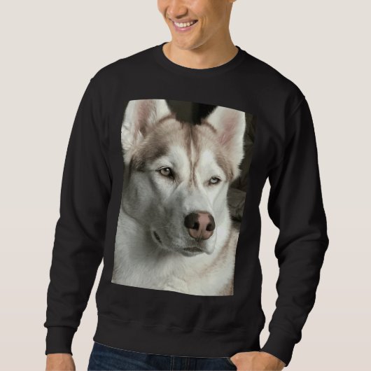 Maggie Der sibirische Husky Long Sweatshirt (Vorderseite)