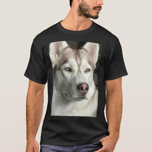 Maggie Der sibirische Husky Long T-Shirt (Vorderseite)