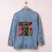 MAGGIE die schwarze Chow Denim Jacket Jeansjacke (Hangar)