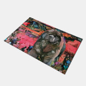 MAGGIE die schwarze Schokolade Indoor/Outdoor matt Fußmatte (Schrägansicht)