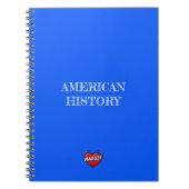 Maggie Heart Blue Notizblock (Vorderseite)