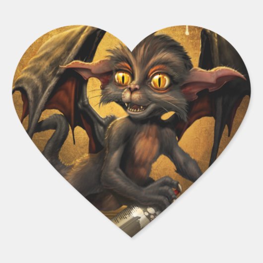 Maggie Heart Stickers (Vorderseite)