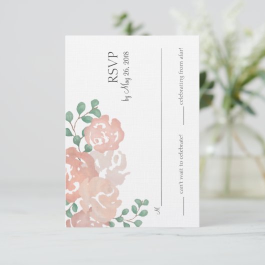 Maggie Hemingway RSVP Cards (Stehend Vorderseite)