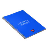 Maggie Herz Blau Notizblock (Rechte Seite)
