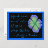 Maggie Kuhn - Postkarte (Vorne/Hinten)