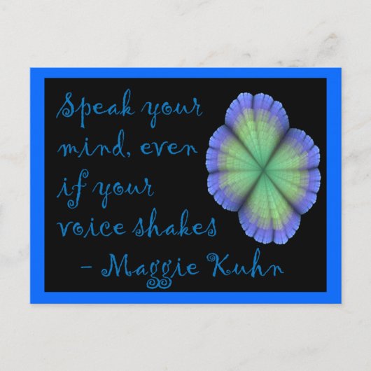 Maggie Kuhn - Postkarte (Vorderseite)