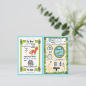 Maggie - Magnethorn Einhornspielkarte Postkarte (Stehend Vorderseite)