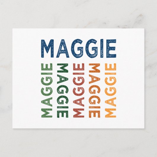 Maggie Niedlich Colorful Postkarte (Vorderseite)
