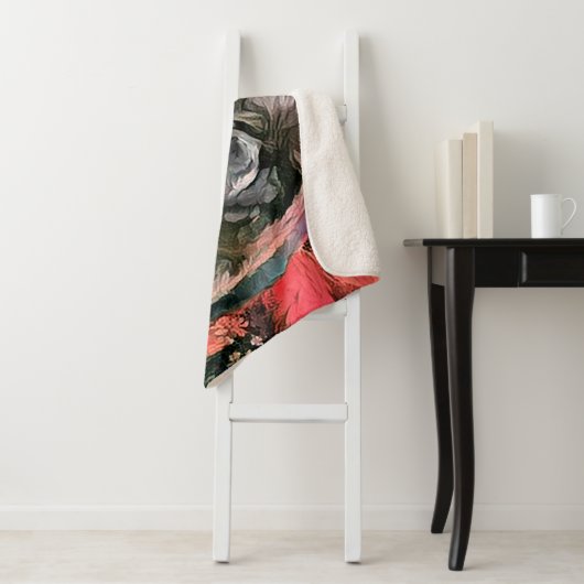 MAGGIE Schwarze Chow SHERPA BLANKET 3 Größen Sherpadecke (Beispiel)