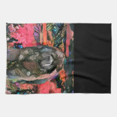 MAGGIE schwarzes Küchentuch (Horizontal)