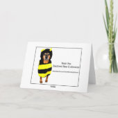 Maggie Socke-Köpfige Grußkarte (freier Raum nach Karte (Rückseite)