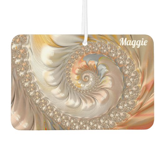 MAGGIE ~ TOPAZ Fraktal Design Muster ~ Original ~ Autolufterfrischer (Vorderseite)