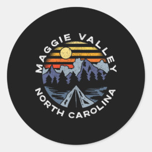 Maggie Valley North Carolina Mountains Urlaub So Runder Aufkleber