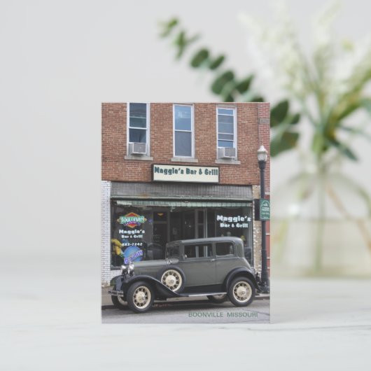 Maggie's Bar & Grill Postkarte (Stehend Vorderseite)