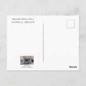 Maggie's Bar & Grill Postkarte (Rückseite)