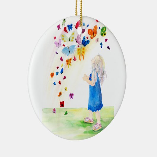 Maggies Schmetterlinge Keramikornament (Rechts)